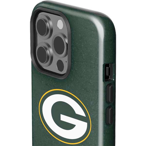 NFL Green Bay Packers Distressed iPhone 15 Pro Impact Case